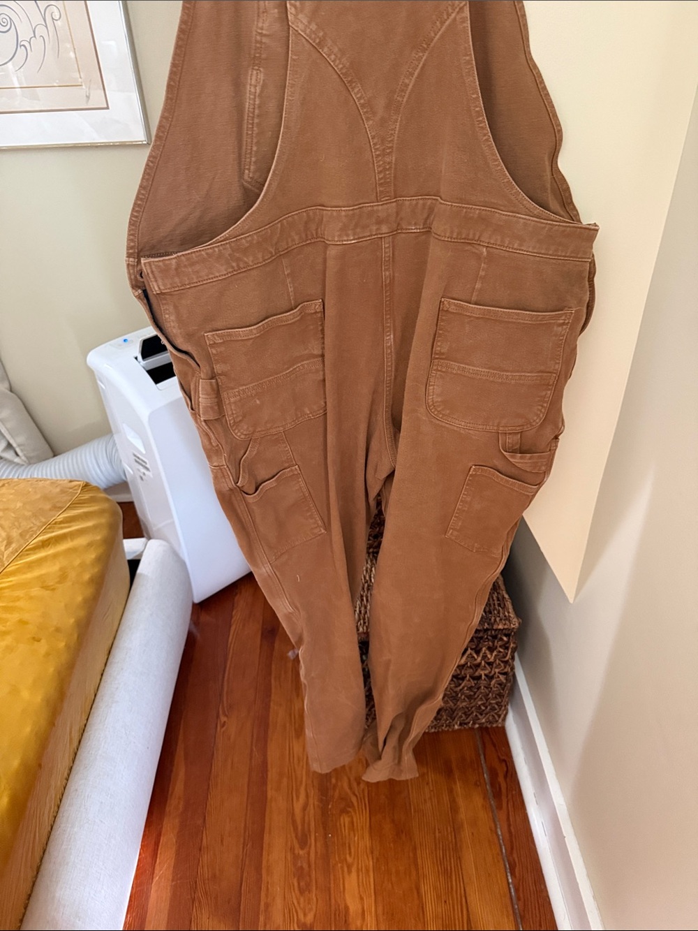 Carhartt Brown Work Overalls with Bib Pocket- Relaxed Fit - Picture 6 of 6